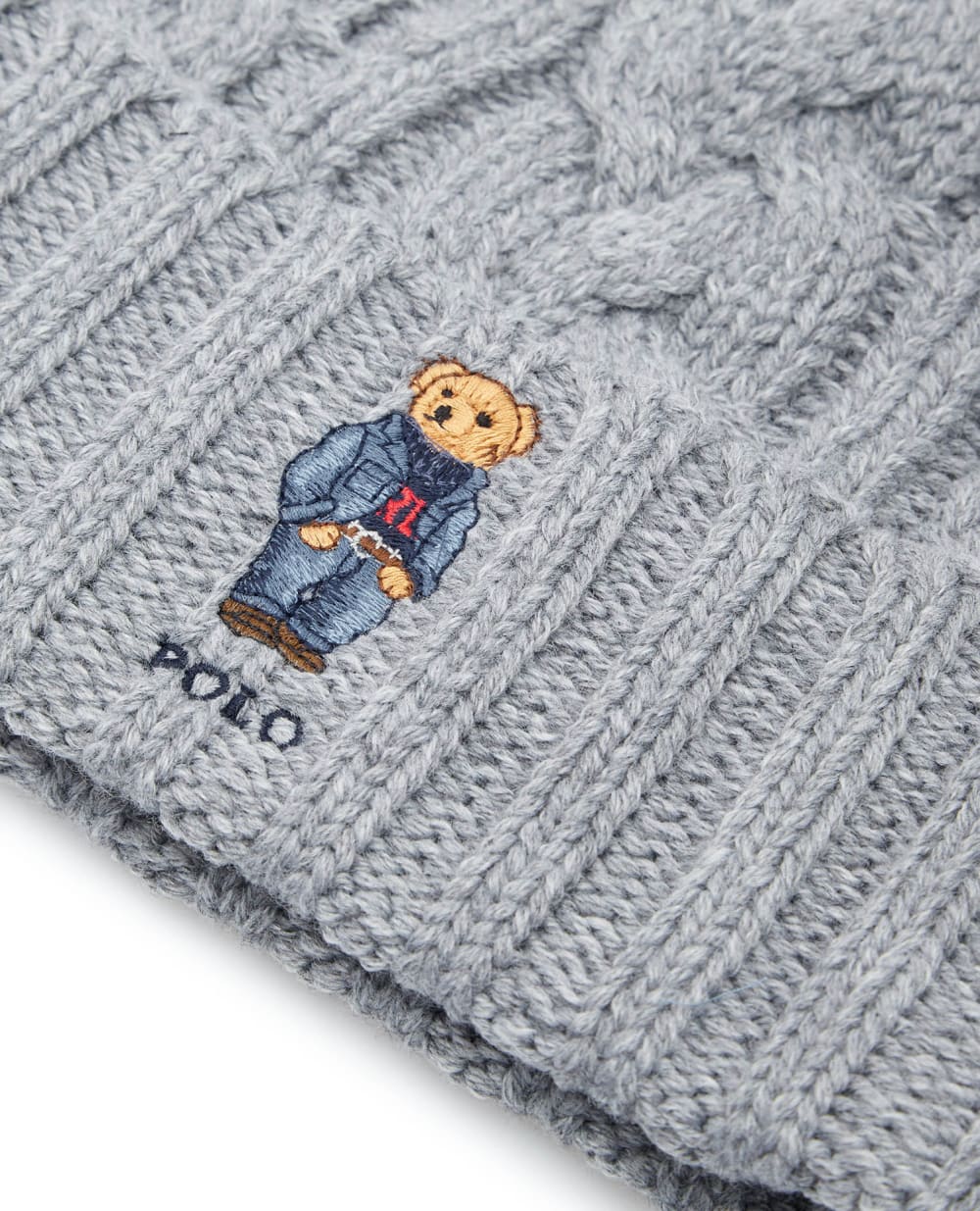 Шапка Polo Ralph Lauren 449853939006, серый цвет • Купить в интернет-магазине Kameron