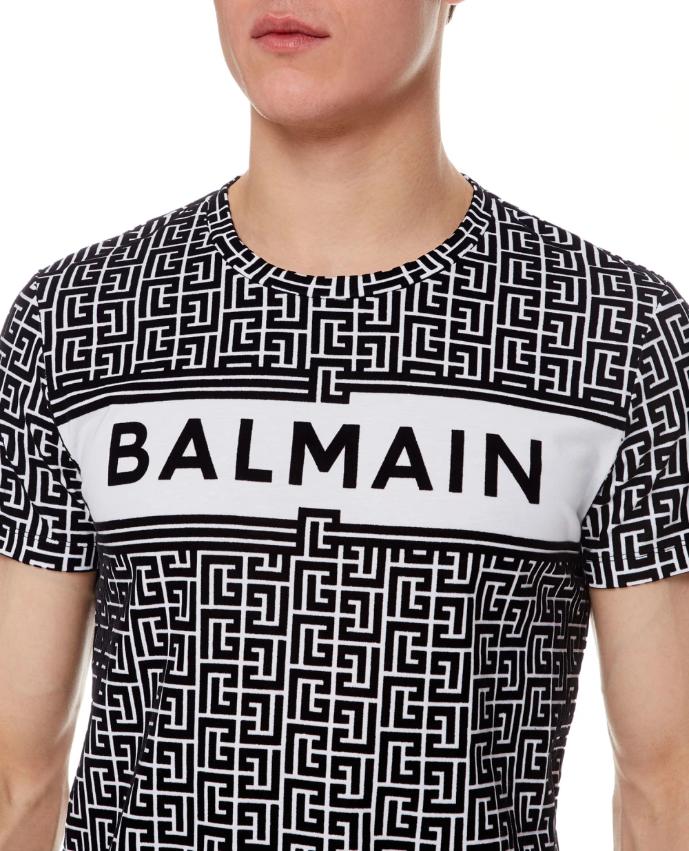 Футболка Balmain VH0EF000B088, черный цвет • Купить в интернет-магазине Kameron