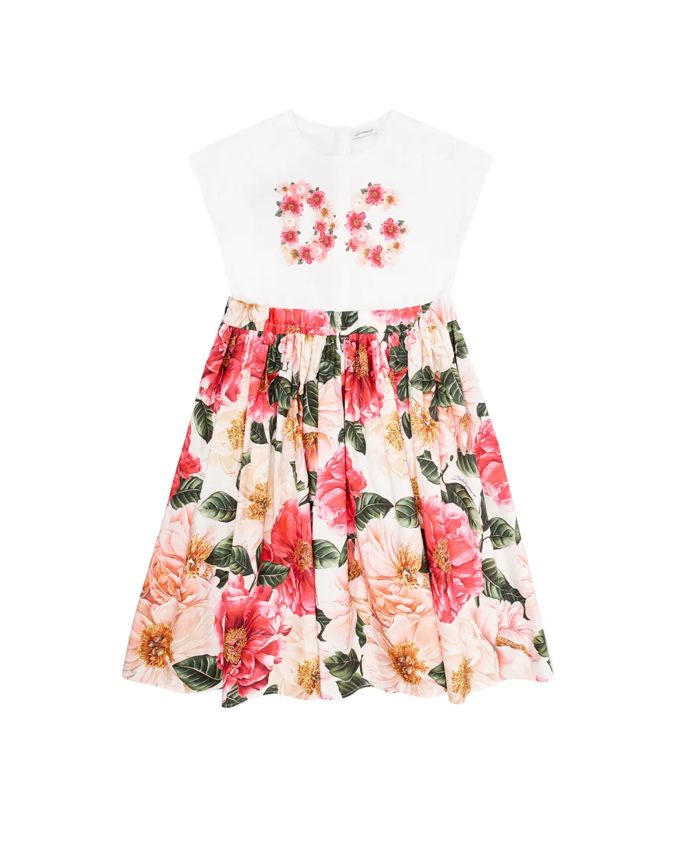 платье Dolce&Gabbana Kids L5JD1S-G7YFA-S, разноцветный цвет • Купить в интернет-магазине Kameron