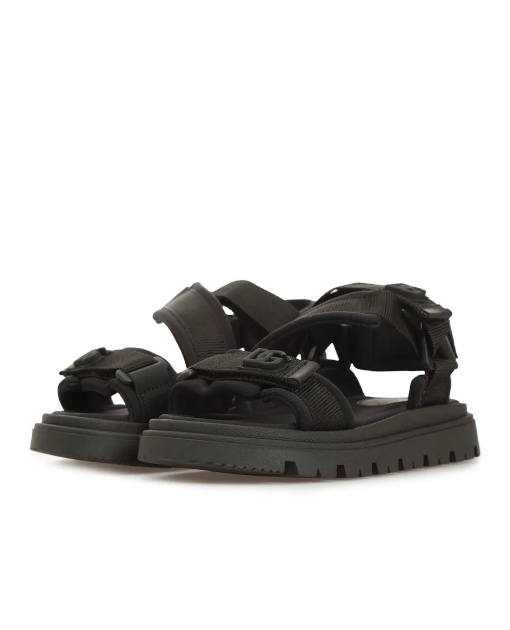 Сандали Dolce&Gabbana Kids DA5062-AY244-S, черный цвет • Купить в интернет-магазине Kameron