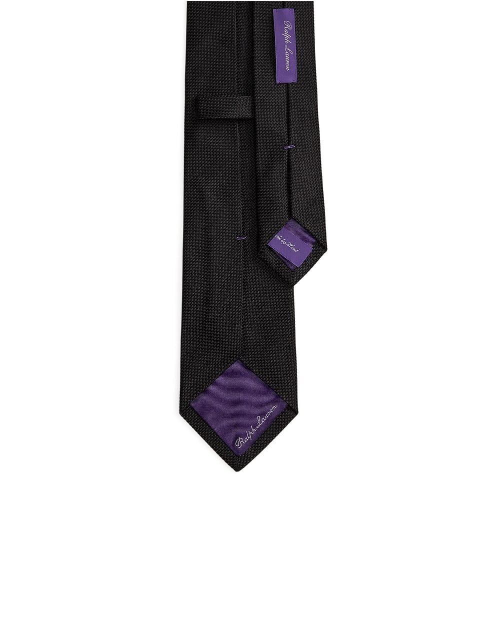 Галстук из шелка Ralph Lauren Purple Label 791977028001, черный цвет • Купить в интернет-магазине Kameron