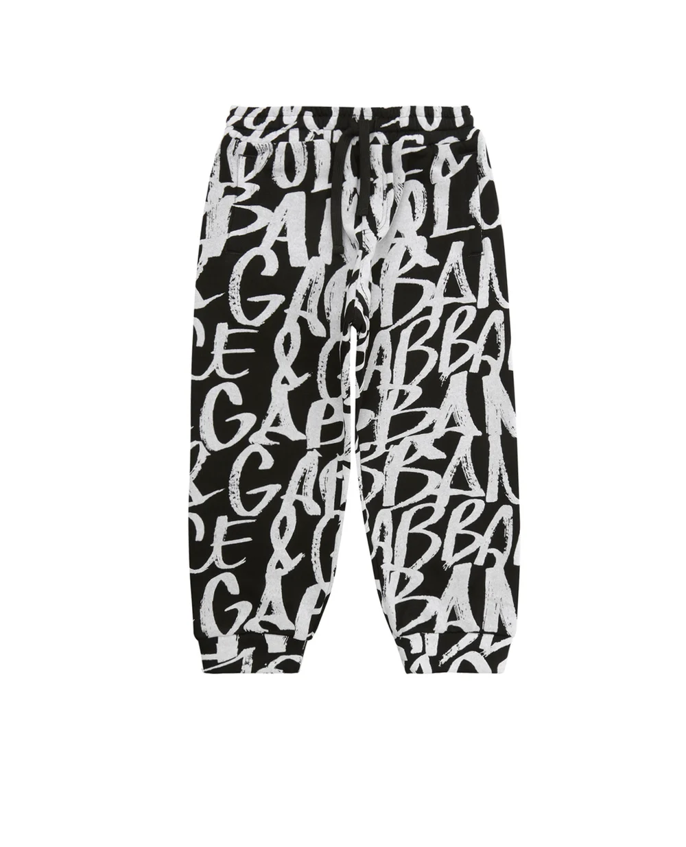 Детские спортивные брюки Dolce&Gabbana Kids L4JPCX-G7BFO-B, черный цвет • Купить в интернет-магазине Kameron