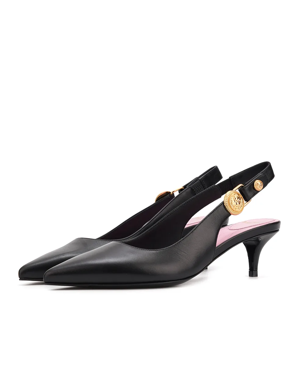 Туфлі Slingback Eva Balmain DN1UK051LVIT, чорний колір • Купити в інтернет-магазині Kameron