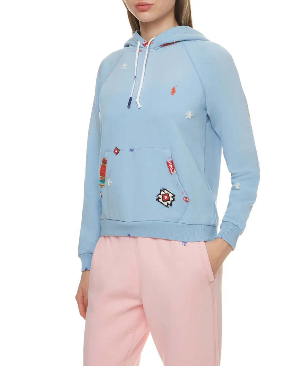 Худи Polo Ralph Lauren 211800344001, голубой цвет • Купить в интернет-магазине Kameron