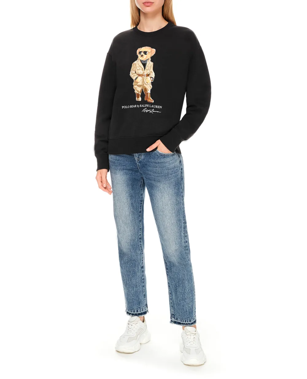 Свитшот Polo Ralph Lauren 211839164001, черный цвет • Купить в интернет-магазине Kameron