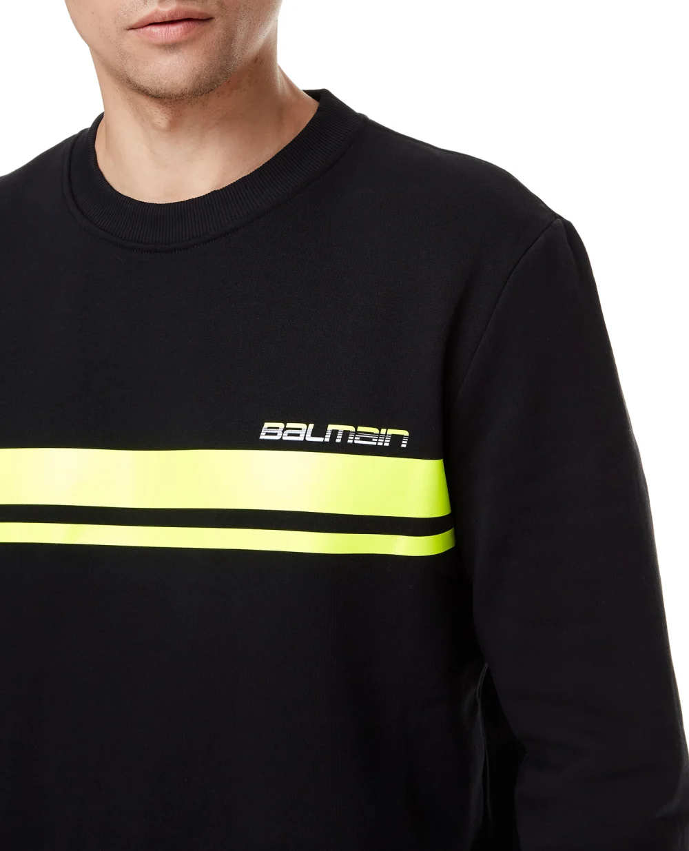 Свитшот Balmain WH2JQ040B158, черный цвет • Купить в интернет-магазине Kameron
