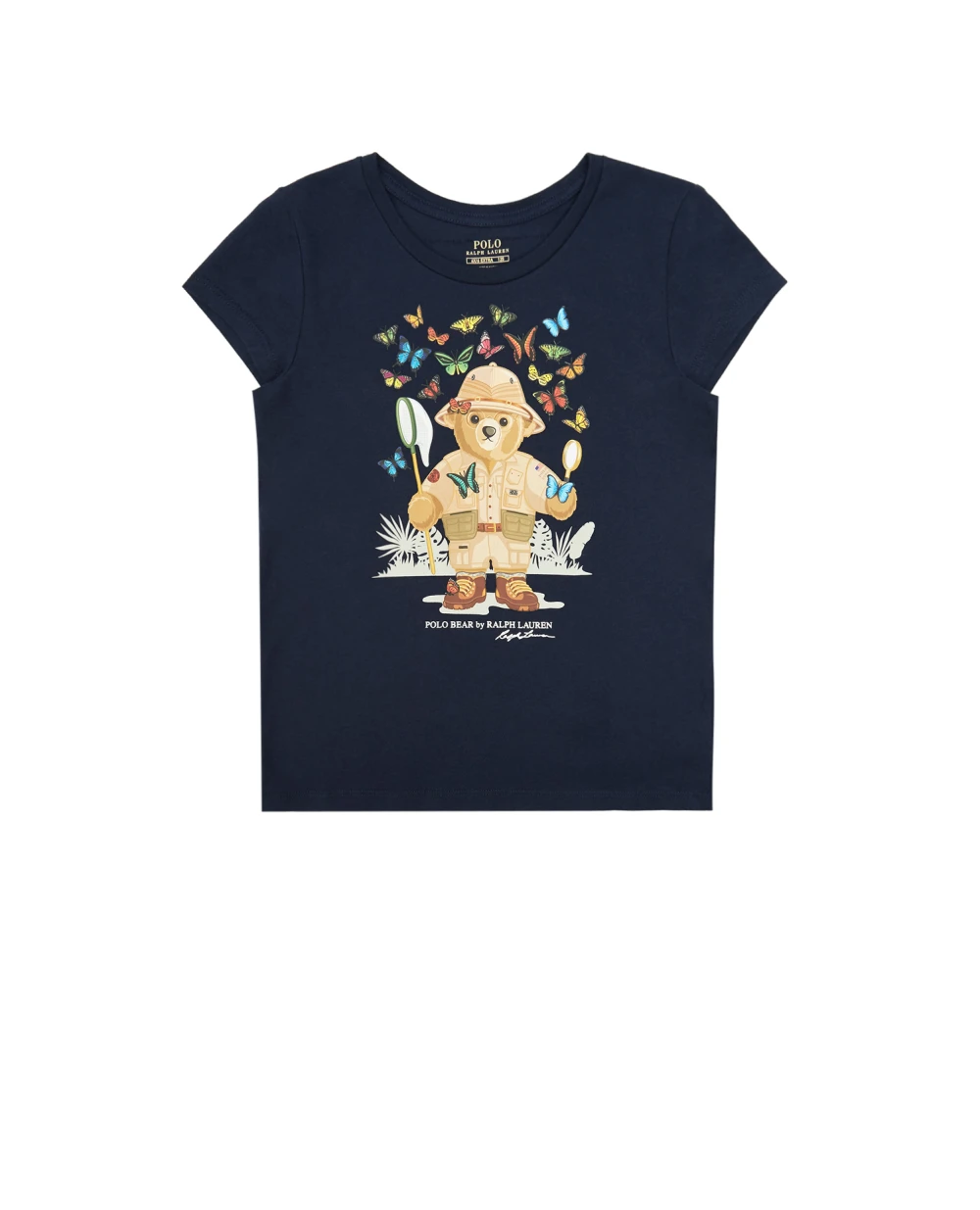 Детская футболка Polo Bear Polo Ralph Lauren Kids 312849754002, синий цвет • Купить в интернет-магазине Kameron