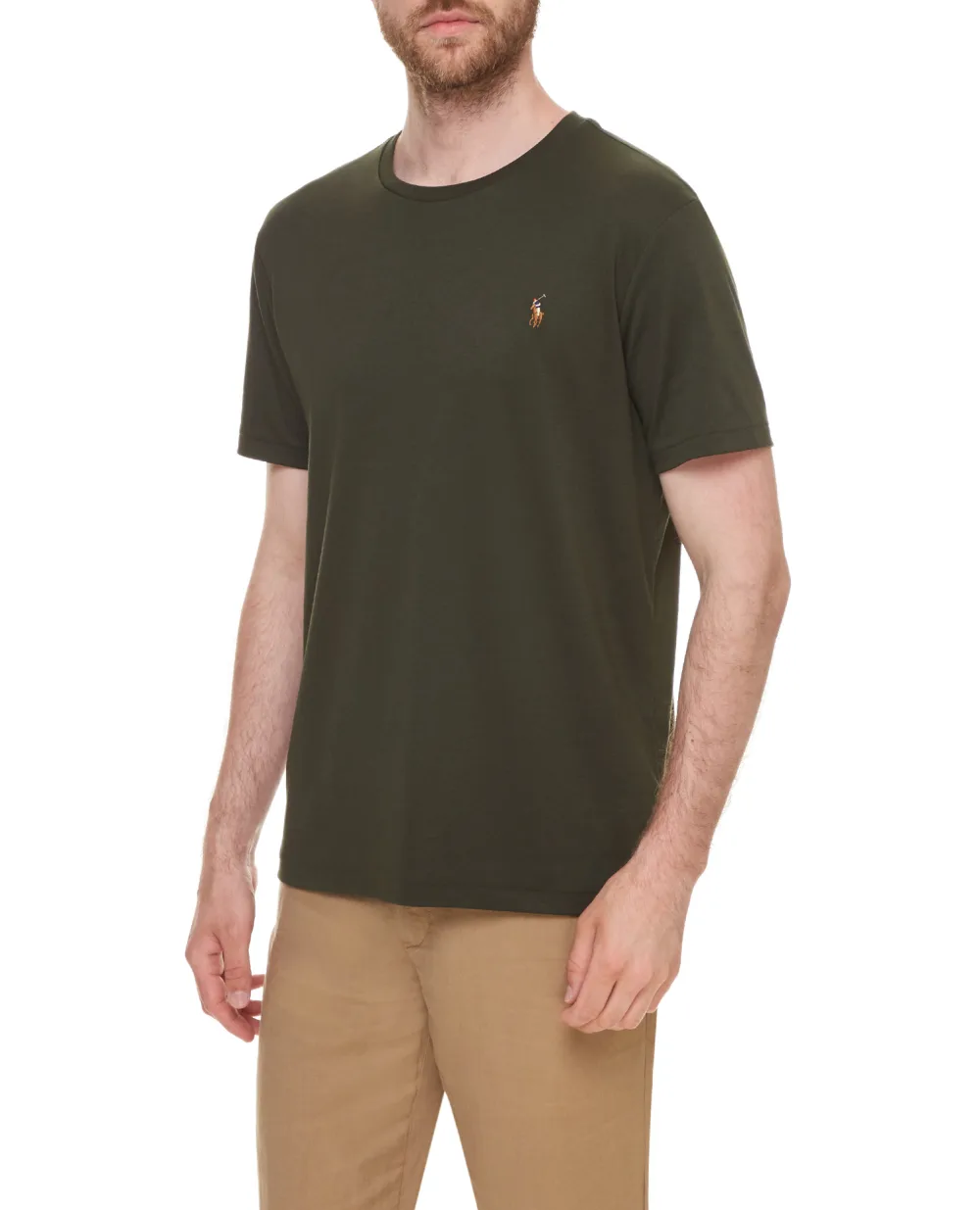 Футболка Polo Ralph Lauren 710740727021, зеленый цвет • Купить в интернет-магазине Kameron