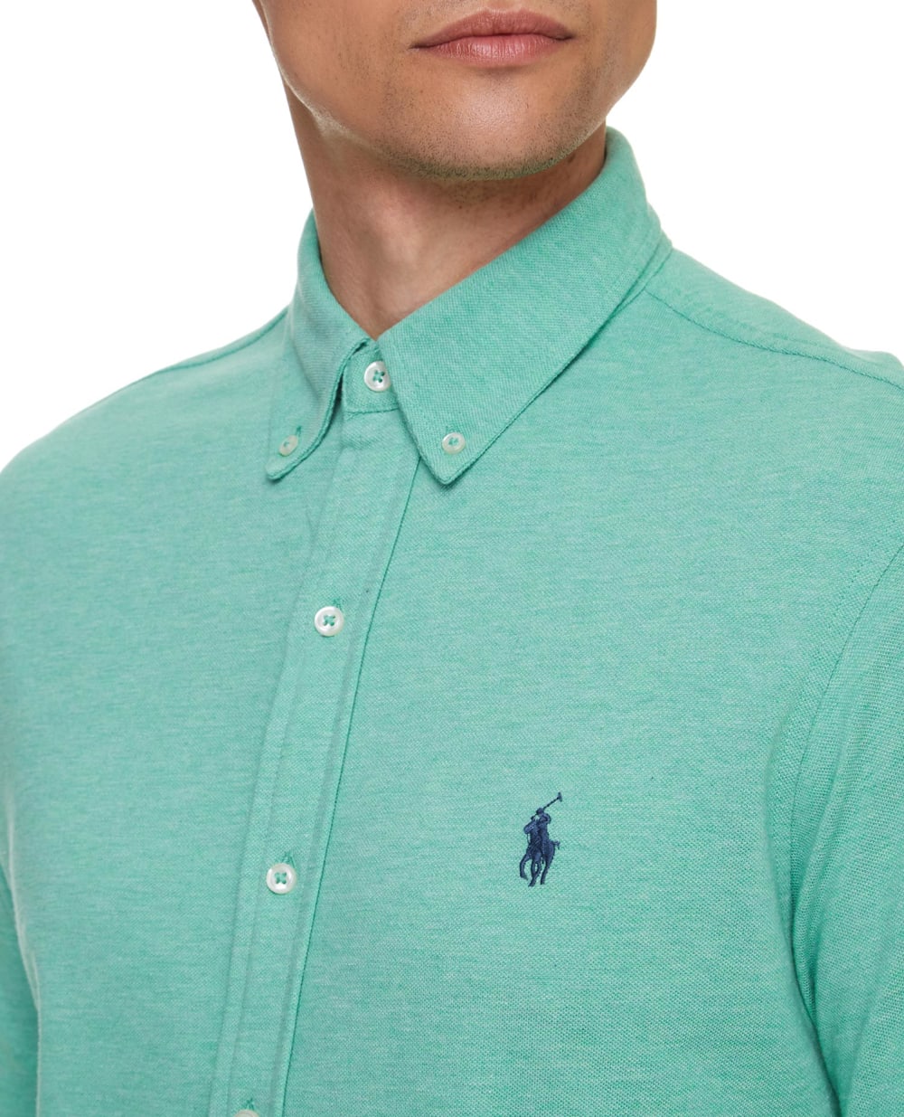 Рубашка Polo Ralph Lauren 710654408064, мятный цвет • Купить в интернет-магазине Kameron