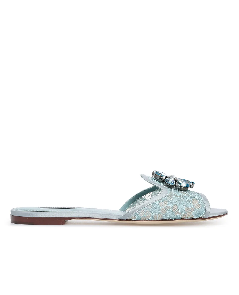 Мюли Lase Dolce&Gabbana CQ0023-AL198, бирюзовый цвет • Купить в интернет-магазине Kameron