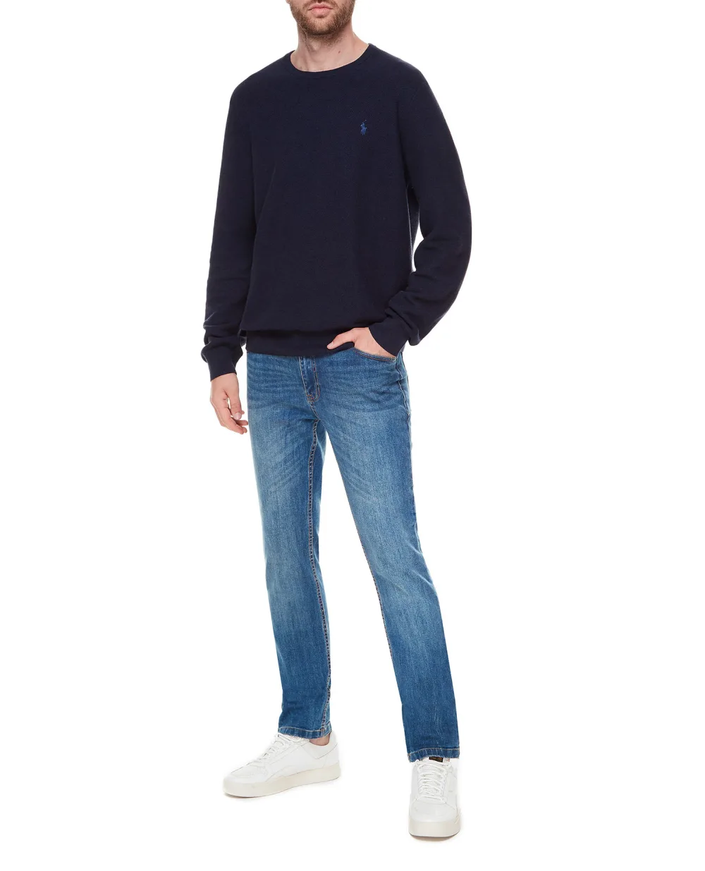 Джемпер Polo Ralph Lauren 710680593012, синий цвет • Купить в интернет-магазине Kameron
