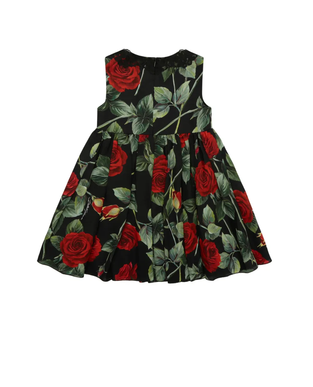 Платье Dolce&Gabbana Kids L52DX4-FS8CR-B, черный цвет • Купить в интернет-магазине Kameron