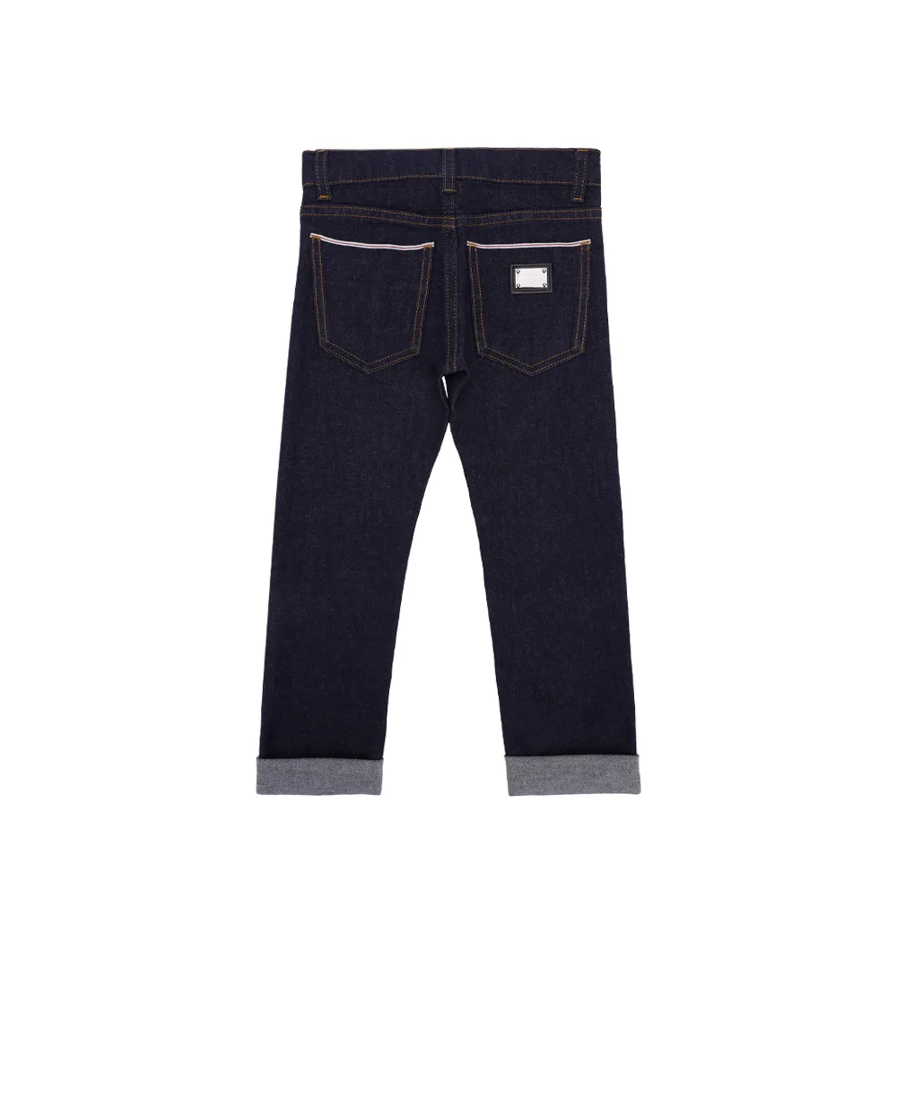 Детские джинсы Dolce&Gabbana Kids L42F59-LDB95-B, темно-синий цвет • Купить в интернет-магазине Kameron