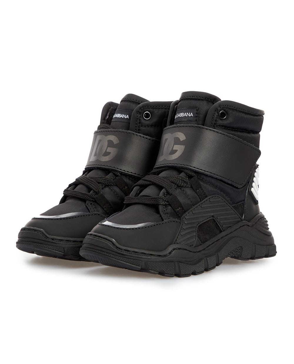 Хайтопы Dolce&Gabbana Kids DA0984-AO555-L, черный цвет • Купить в интернет-магазине Kameron