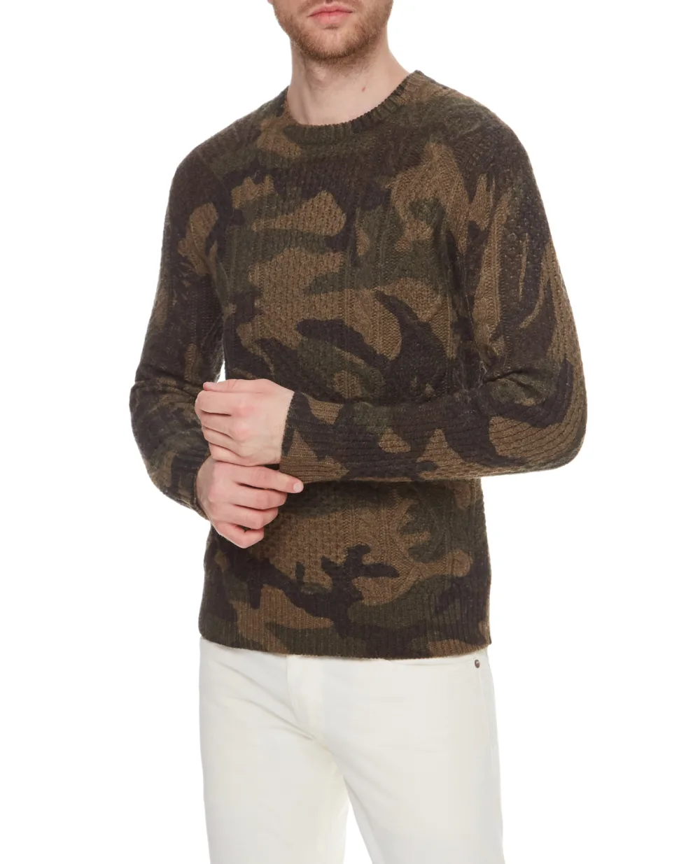 Шерстяной свитер Polo Ralph Lauren 710716342001, разноцветный цвет • Купить в интернет-магазине Kameron