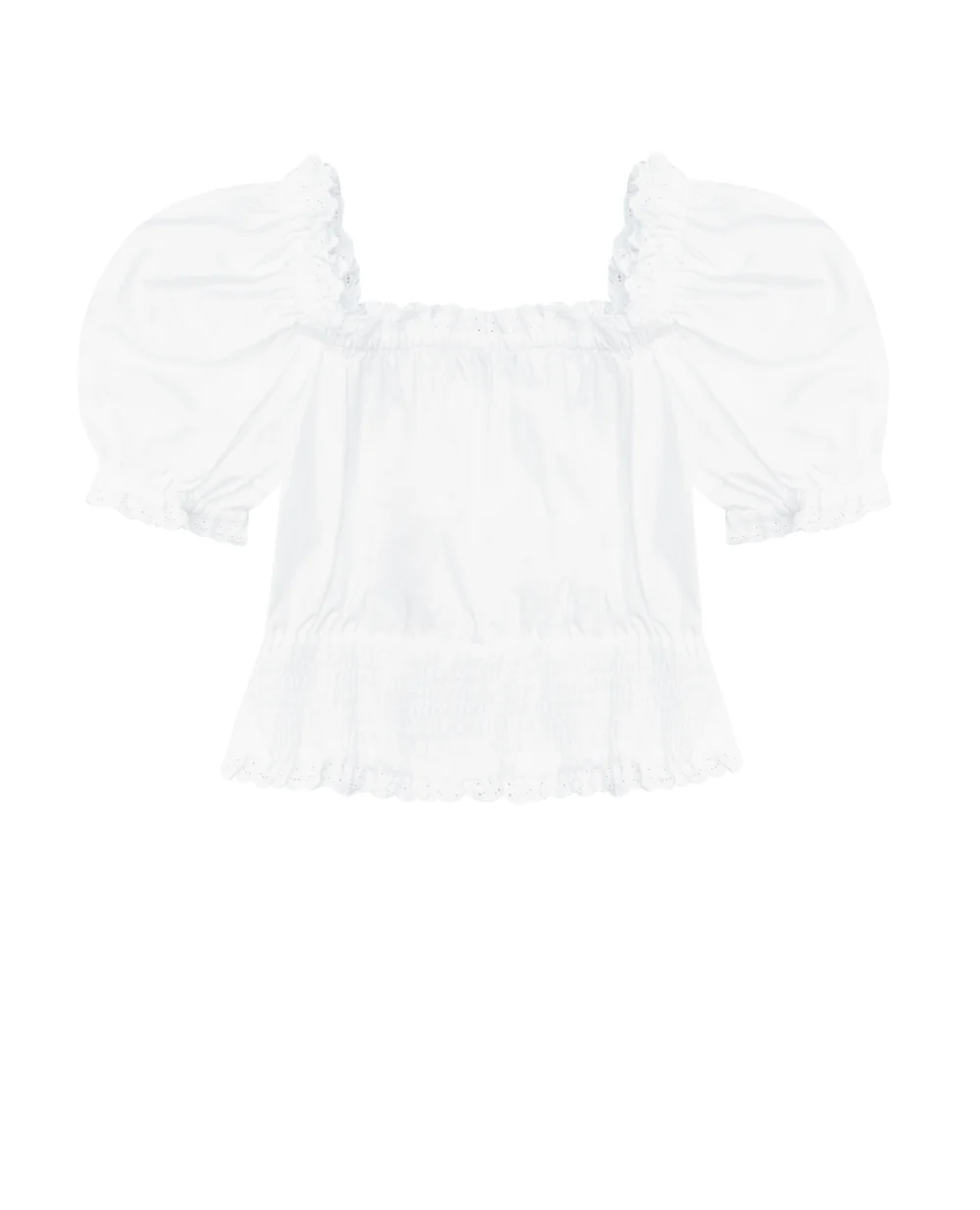 Топ Dolce&Gabbana Kids L55S53-FU5UB-S, белый цвет • Купить в интернет-магазине Kameron
