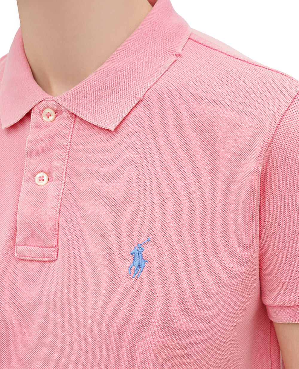Поло Polo Ralph Lauren 211935587001, розовый цвет • Купить в интернет-магазине Kameron