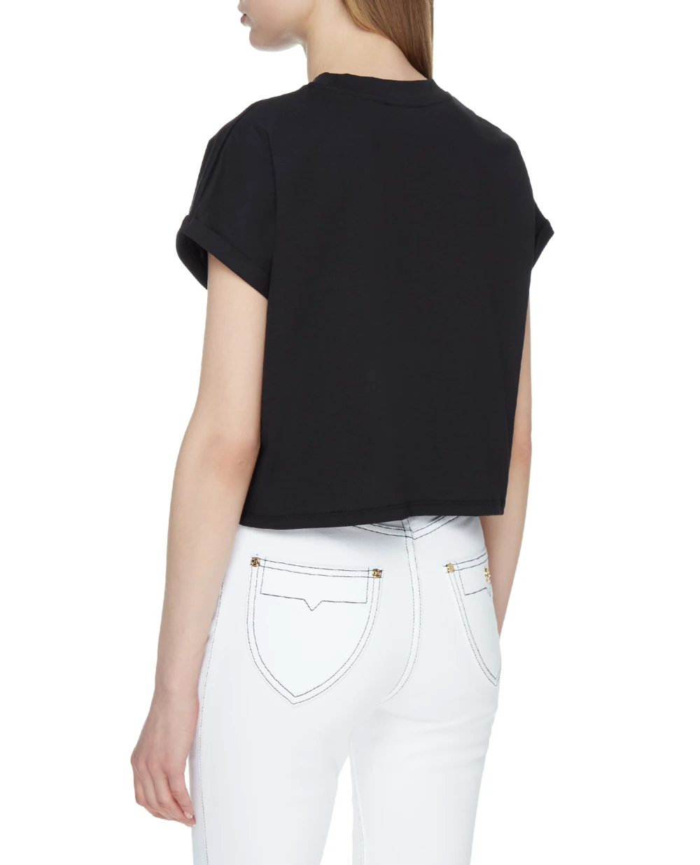 Футболка Balmain VF11370B013, черный цвет • Купить в интернет-магазине Kameron