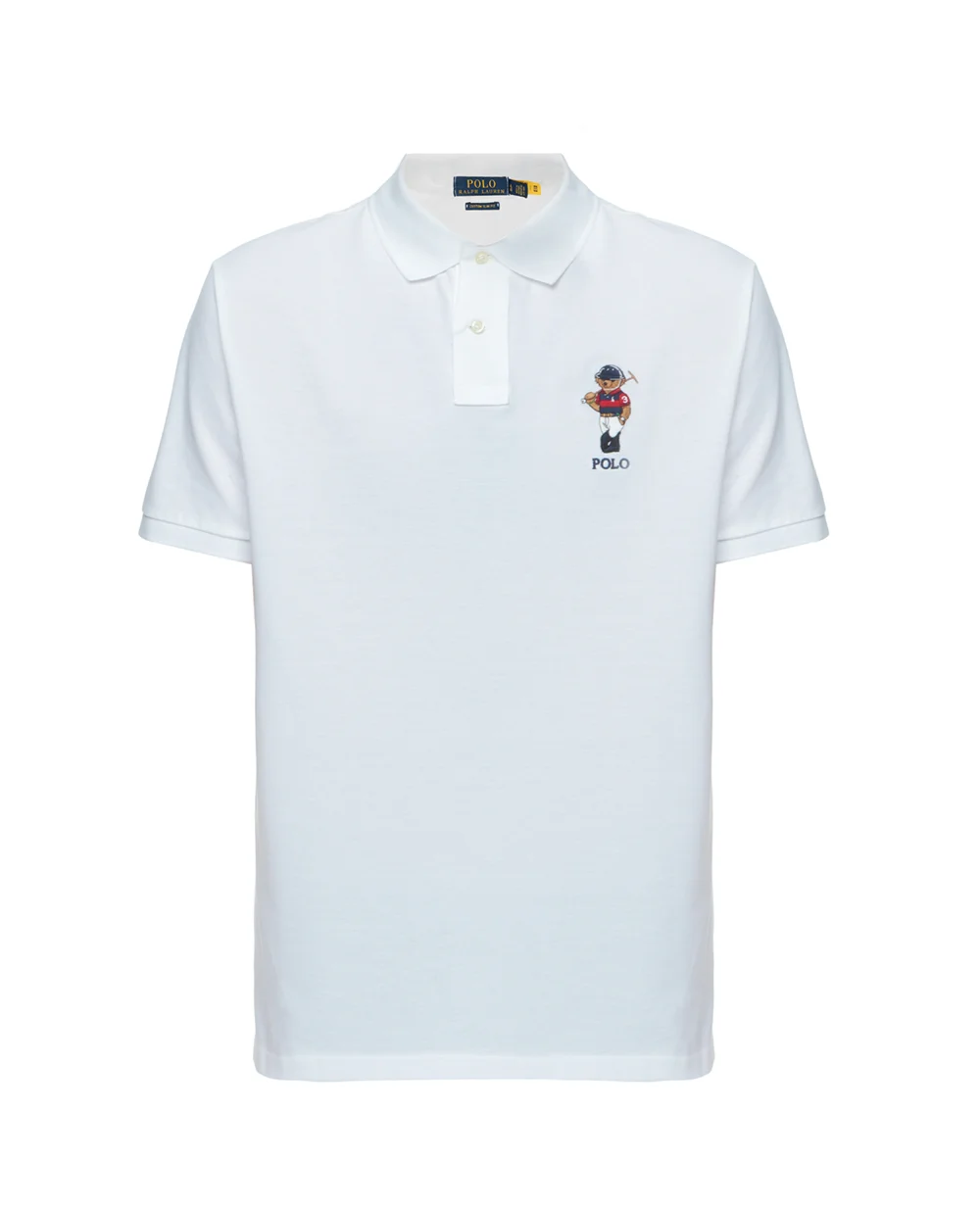Поло Polo Ralph Lauren 710853313001, белый цвет • Купить в интернет-магазине Kameron