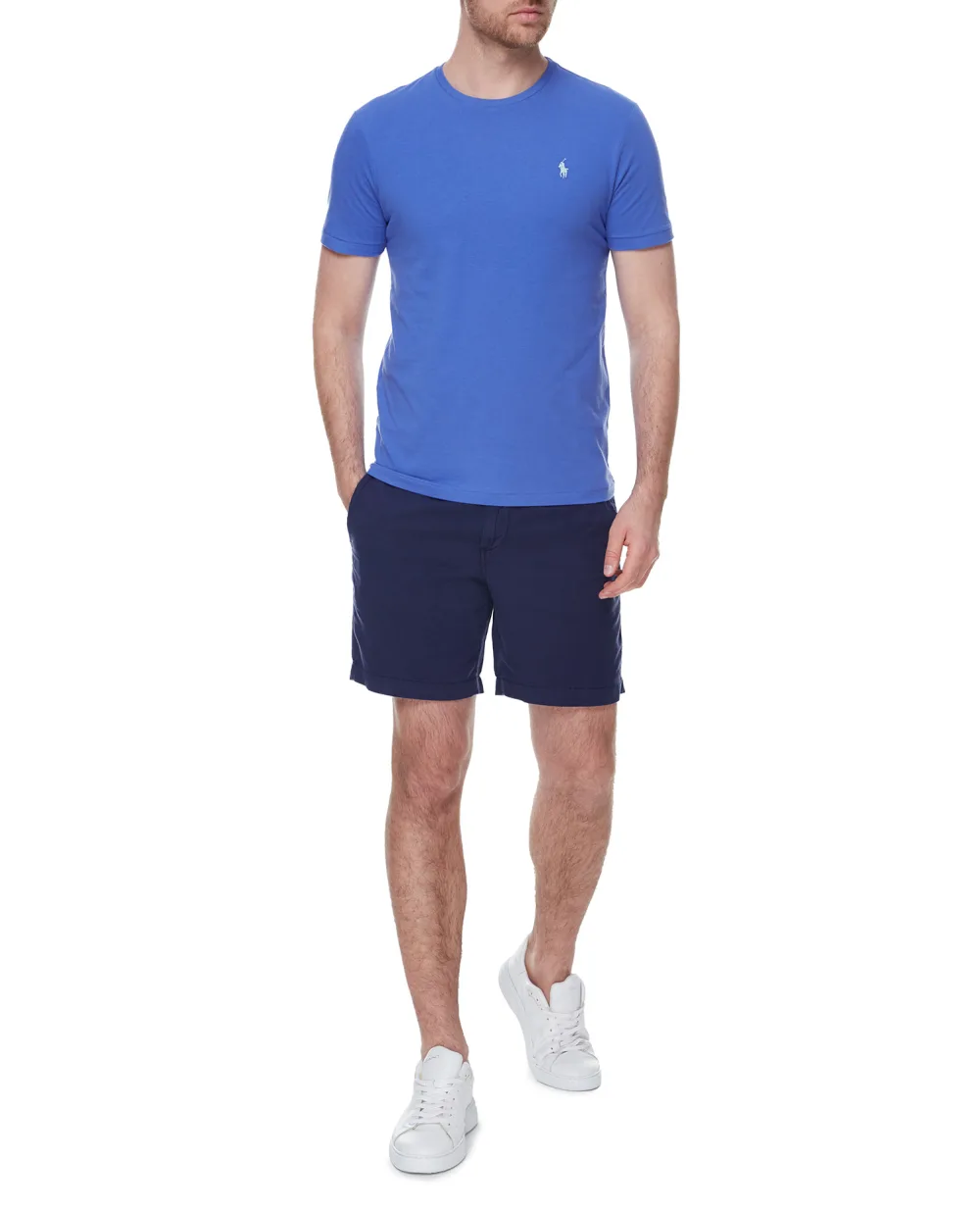Футболка Polo Ralph Lauren 710671438288, синий цвет • Купить в интернет-магазине Kameron