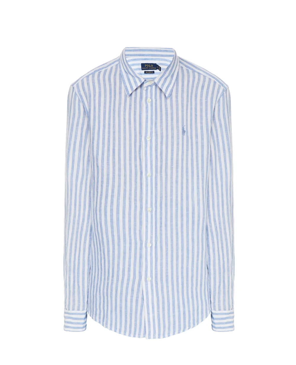 Льняная рубашка  Polo Ralph Lauren 211780668011, голубой цвет • Купить в интернет-магазине Kameron