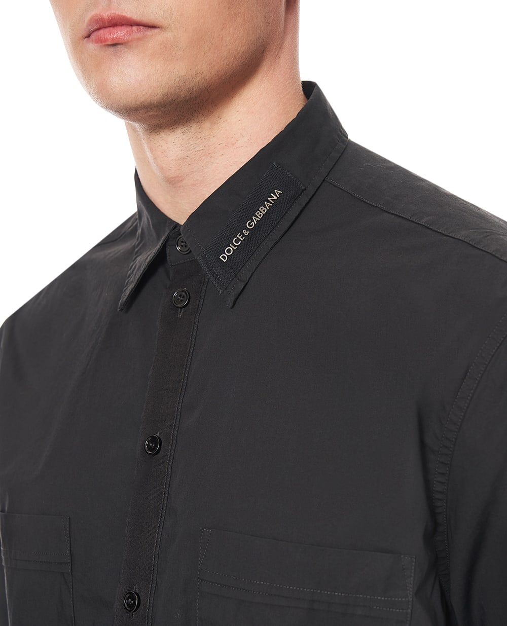 Рубашка Dolce&Gabbana G5OE1T-FUFIP, черный цвет • Купить в интернет-магазине Kameron