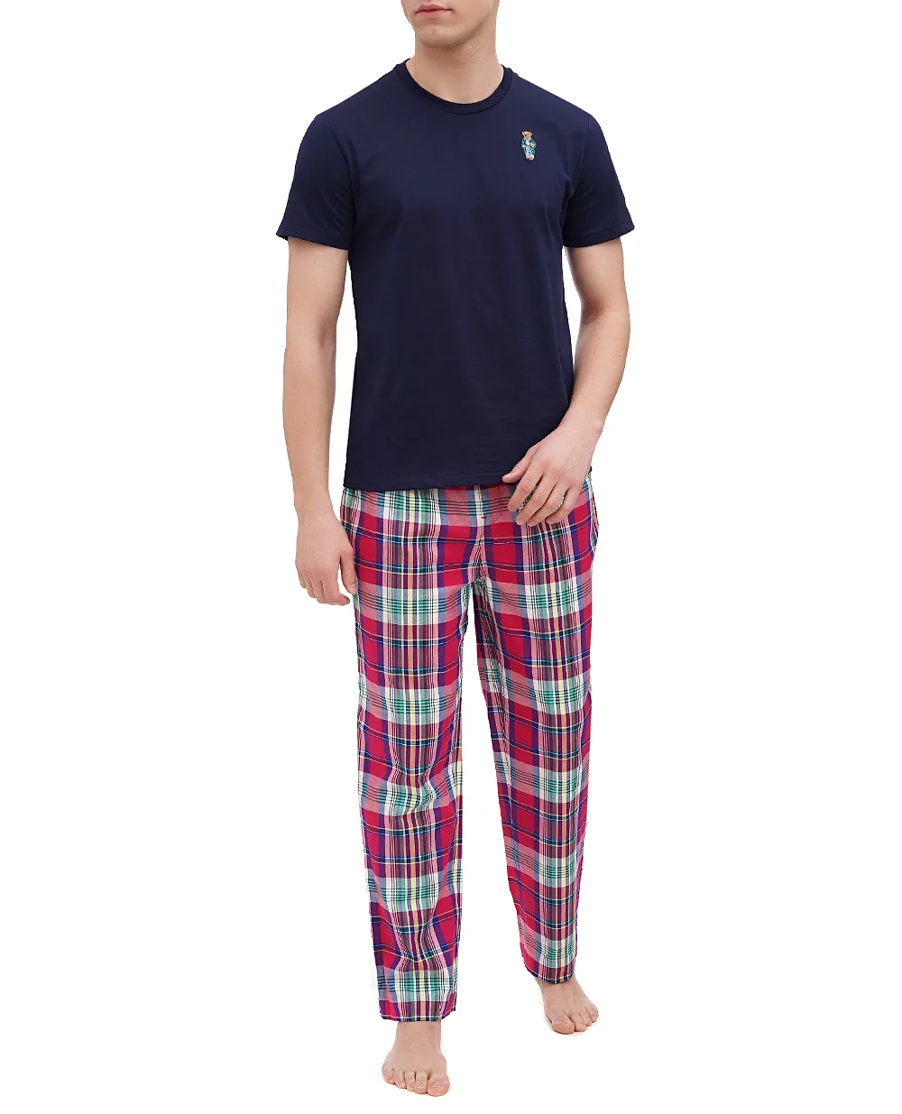 Пижама Polo Bear (футболка, брюки) Polo Ralph Lauren 714931645001, разноцветный цвет • Купить в интернет-магазине Kameron