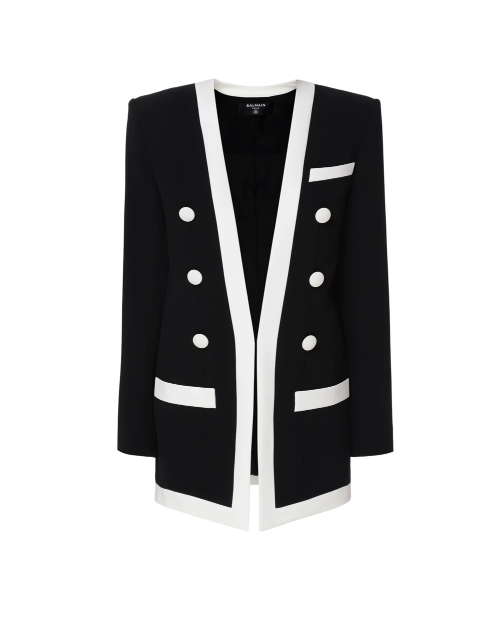 Жакет Balmain VF17576V089, черный цвет • Купить в интернет-магазине Kameron