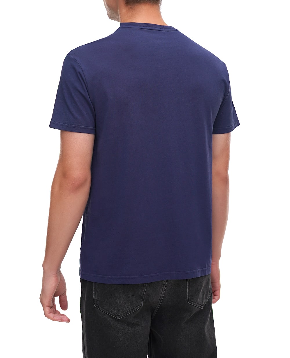 Футболка Polo Ralph Lauren 710941844001, синий цвет • Купить в интернет-магазине Kameron