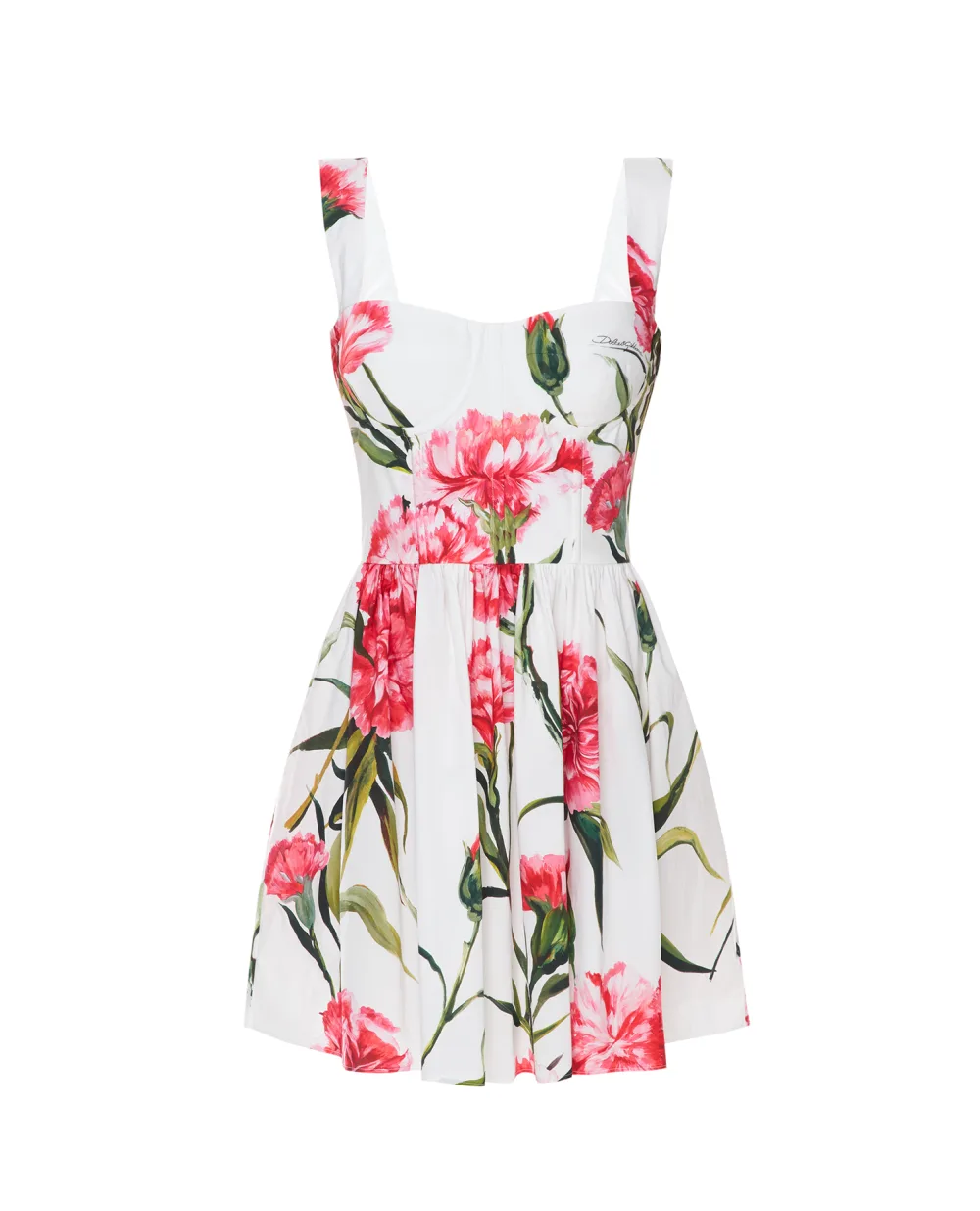 Платье Dolce&Gabbana F6ZO6T-HS5NH, белый цвет • Купить в интернет-магазине Kameron