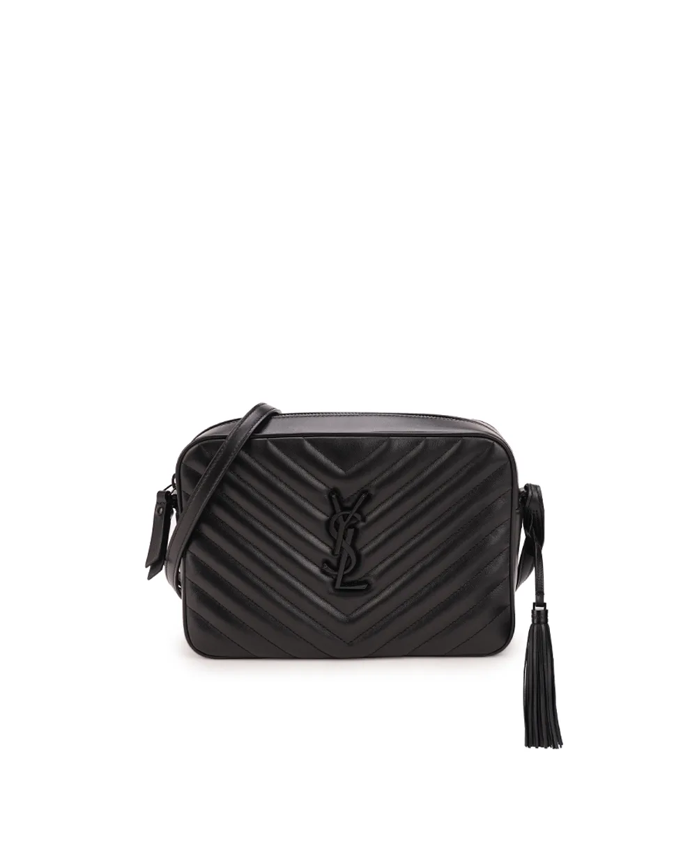 Кожаная сумка Lou Camera Bag Saint Laurent 715232-DV708, черный цвет • Купить в интернет-магазине Kameron