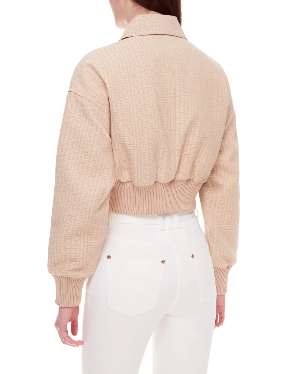 Куртка Balmain XF1TE097CB65, бежевый цвет • Купить в интернет-магазине Kameron