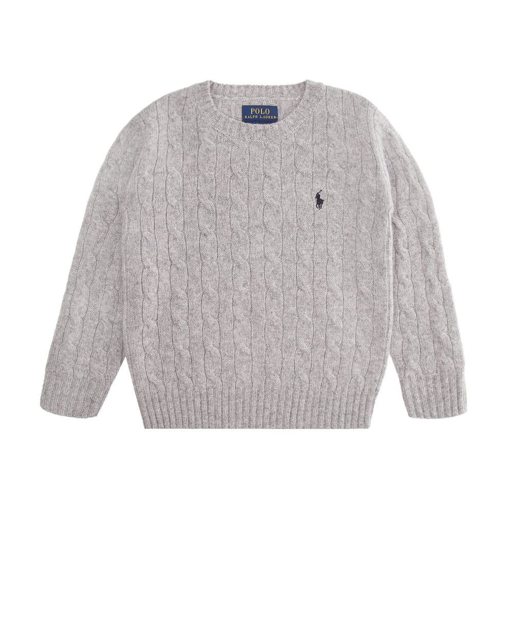 Шерстяной свитер Polo Ralph Lauren Kids 321702589006, серый цвет • Купить в интернет-магазине Kameron