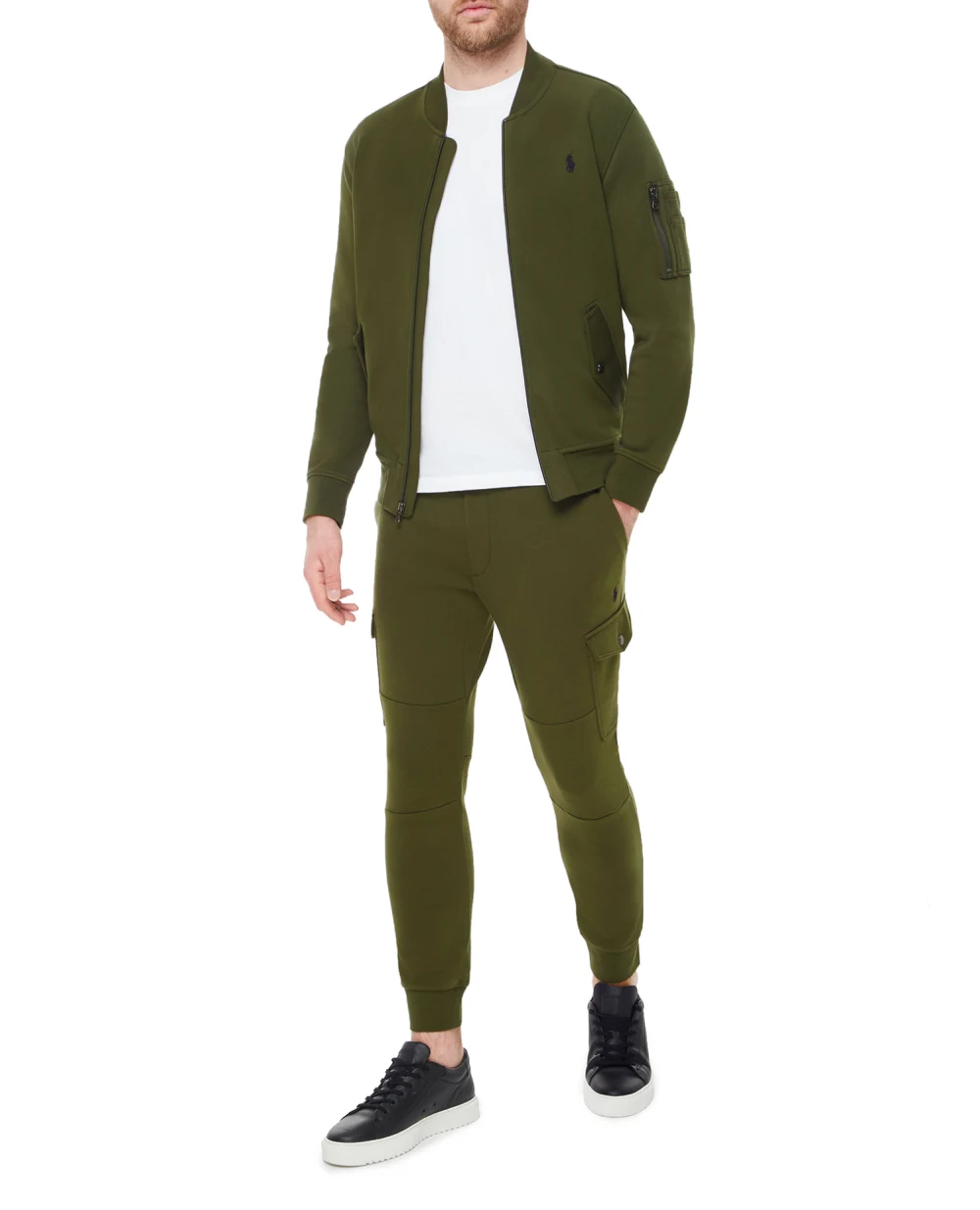 Спортивные брюки (костюм) Polo Ralph Lauren 710881522001, зеленый цвет • Купить в интернет-магазине Kameron