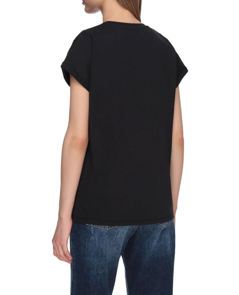 Футболка Balmain VF11351B013, черный цвет • Купить в интернет-магазине Kameron