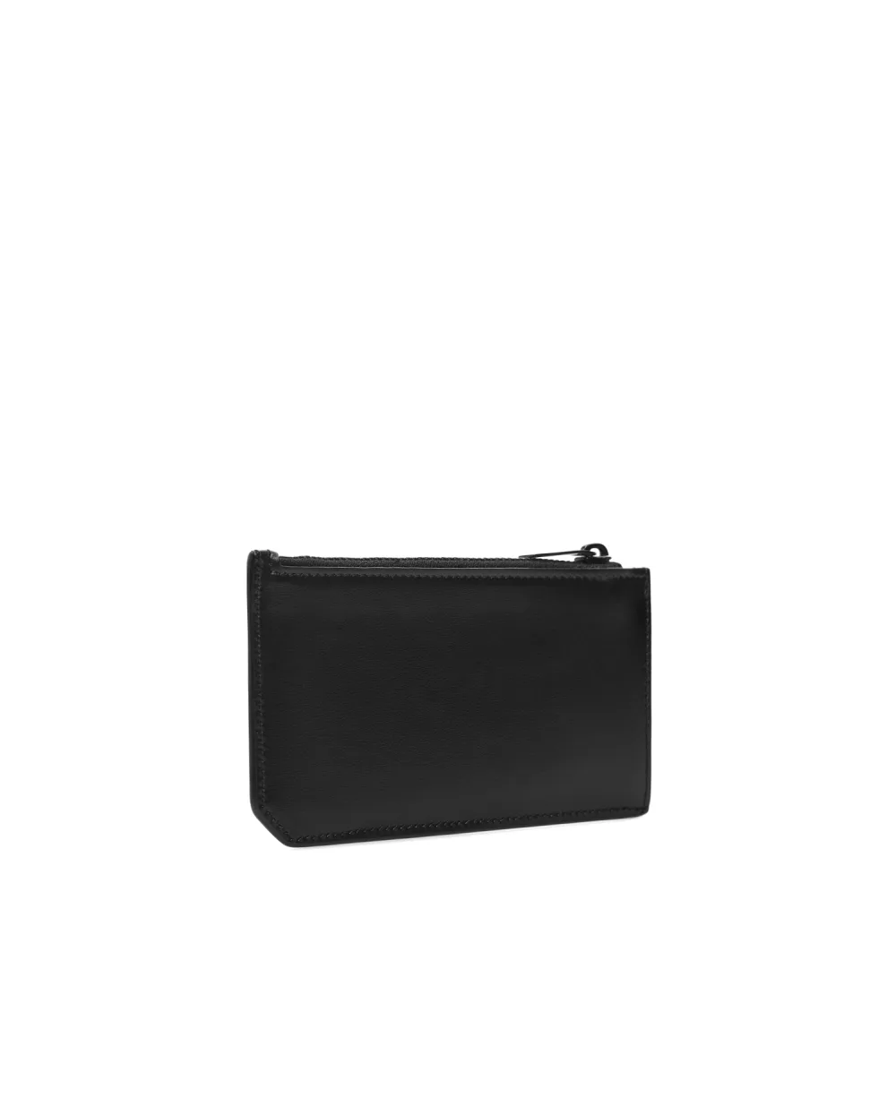 Кожаная визитница Saint Laurent 629899-1JB0U-, черный цвет • Купить в интернет-магазине Kameron