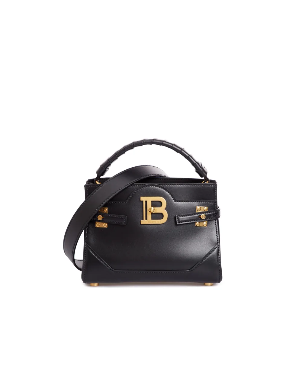 Кожаная сумка B-Buzz 22 Balmain AN1DA797LAVE, черный цвет • Купить в интернет-магазине Kameron