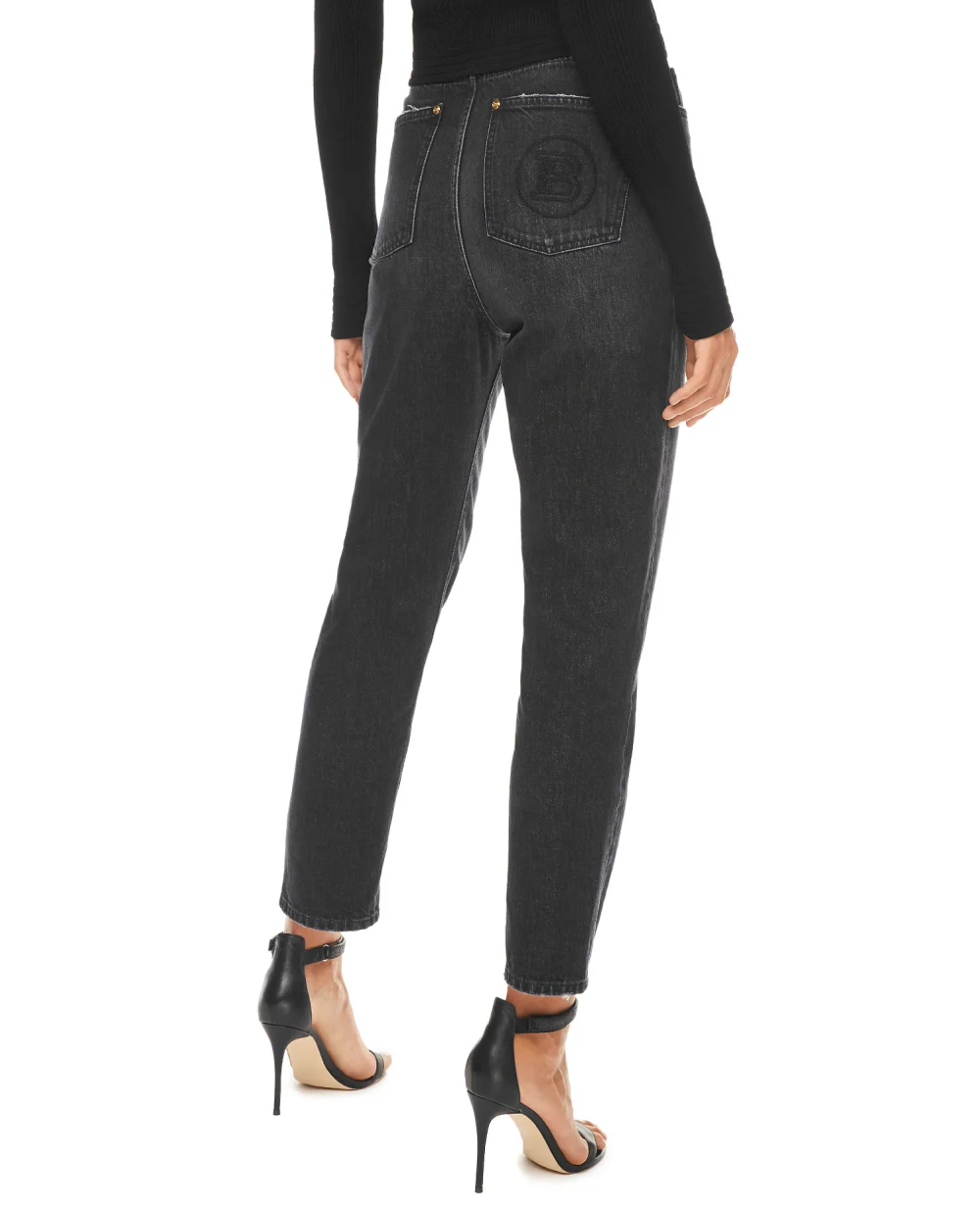Джинсы Balmain WF1MK000D134, черный цвет • Купить в интернет-магазине Kameron