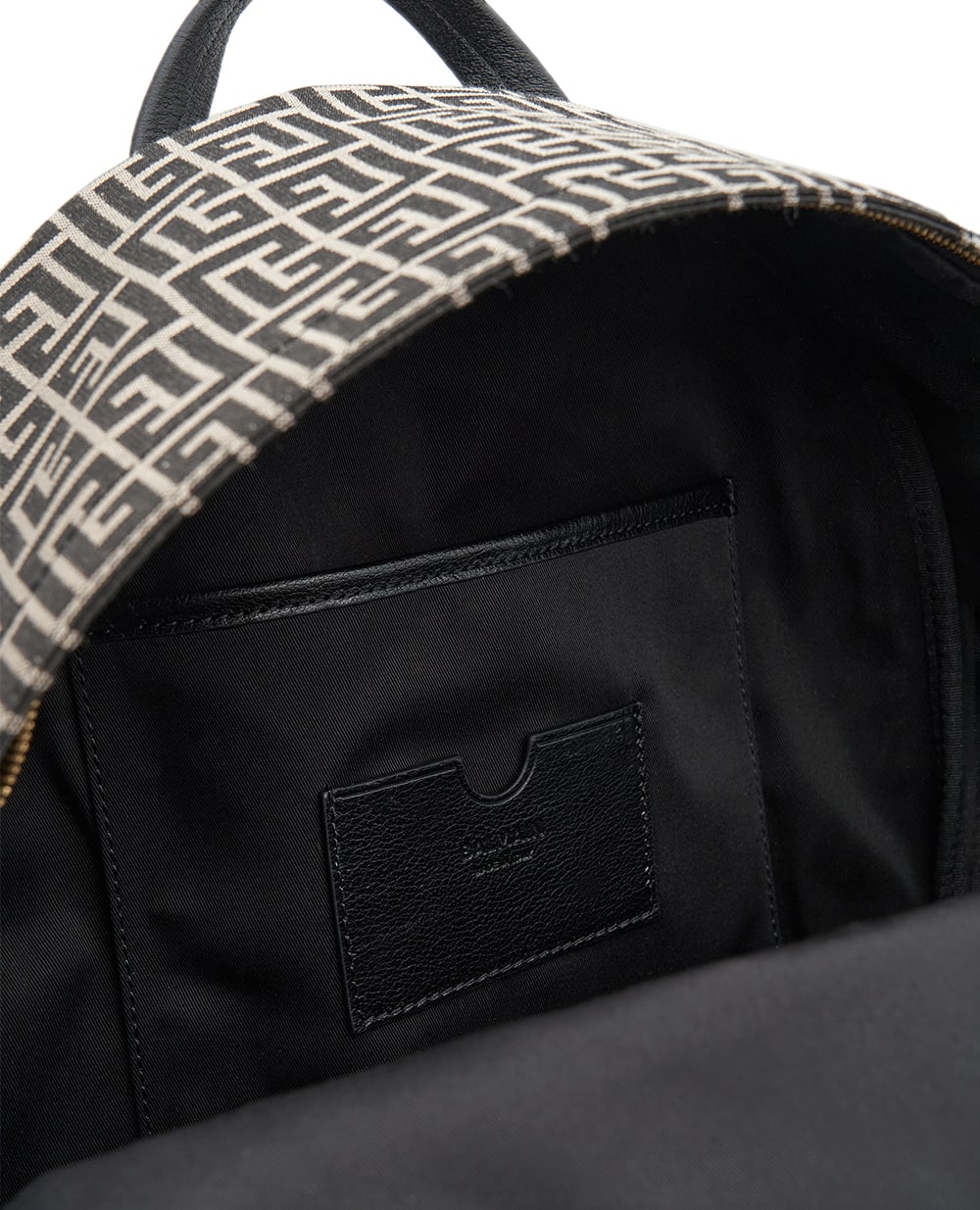 Рюкзак Pulse с монограммой и жаккардовым узором Balmain GM1GE276TJOL, черный цвет • Купить в интернет-магазине Kameron