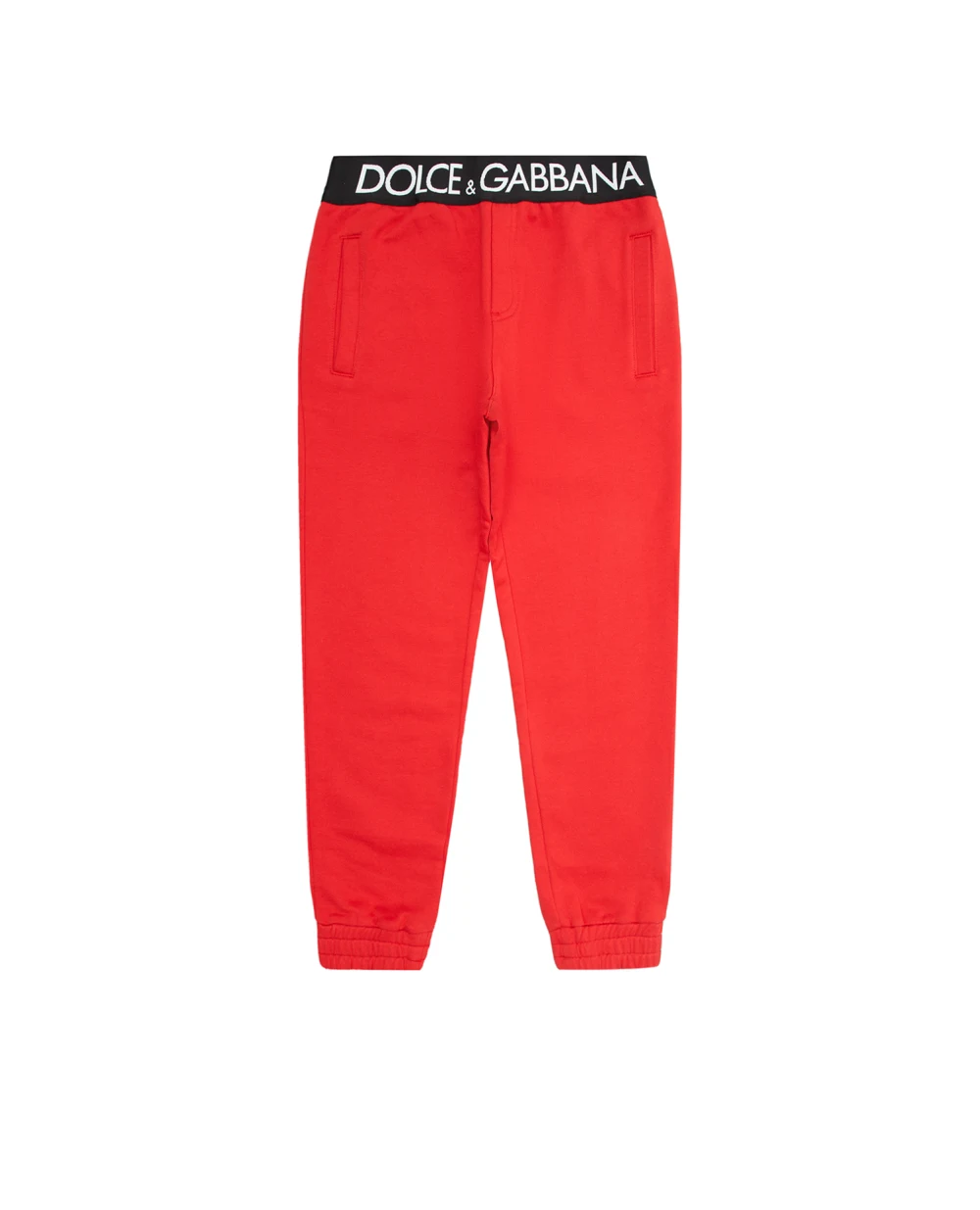 Детские спортивные брюки (костюм) Dolce&Gabbana Kids L5JP9G-G7E3Z-B, красный цвет • Купить в интернет-магазине Kameron