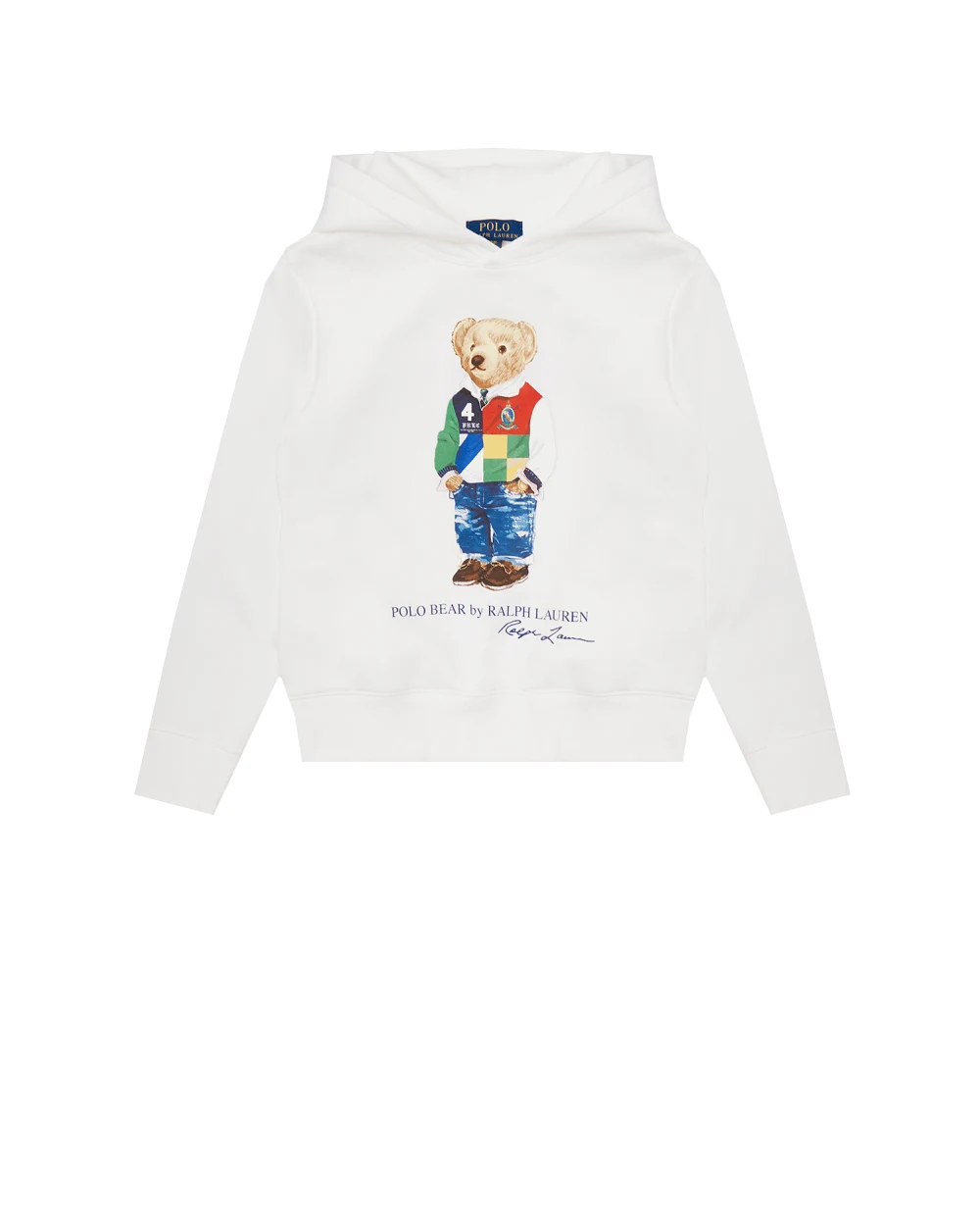 Худи Polo Ralph Lauren Kids 322838227001, белый цвет • Купить в интернет-магазине Kameron