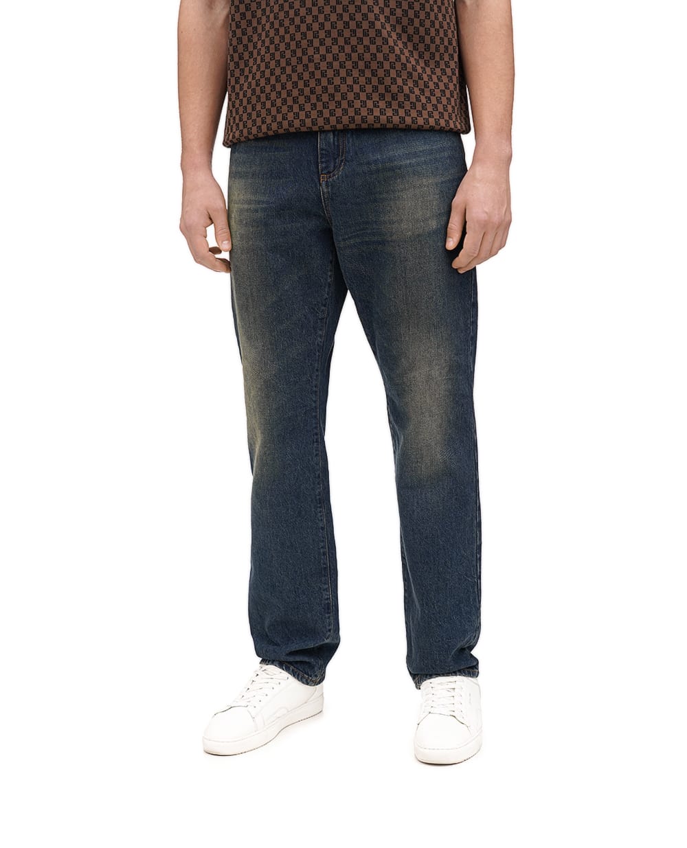 Джинси Balmain BH0MI044DD93, синій колір • Купити в інтернет-магазині Kameron
