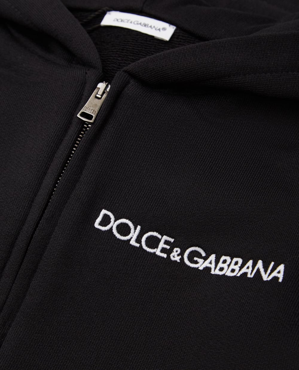 Детская толстовка Dolce&Gabbana Kids L4JW3E-G7SSZ-B, черный цвет • Купить в интернет-магазине Kameron