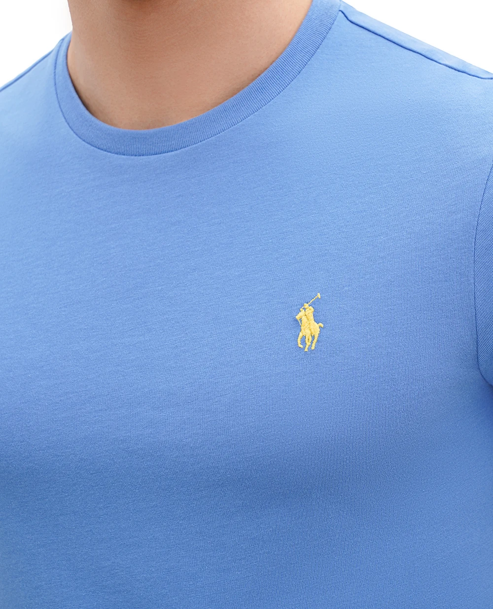 Футболка Polo Ralph Lauren 710671438344, голубой цвет • Купить в интернет-магазине Kameron