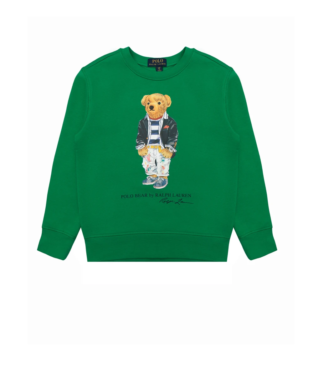 Свитшот Polo Ralph Lauren Kids 323858888001, зеленый цвет • Купить в интернет-магазине Kameron