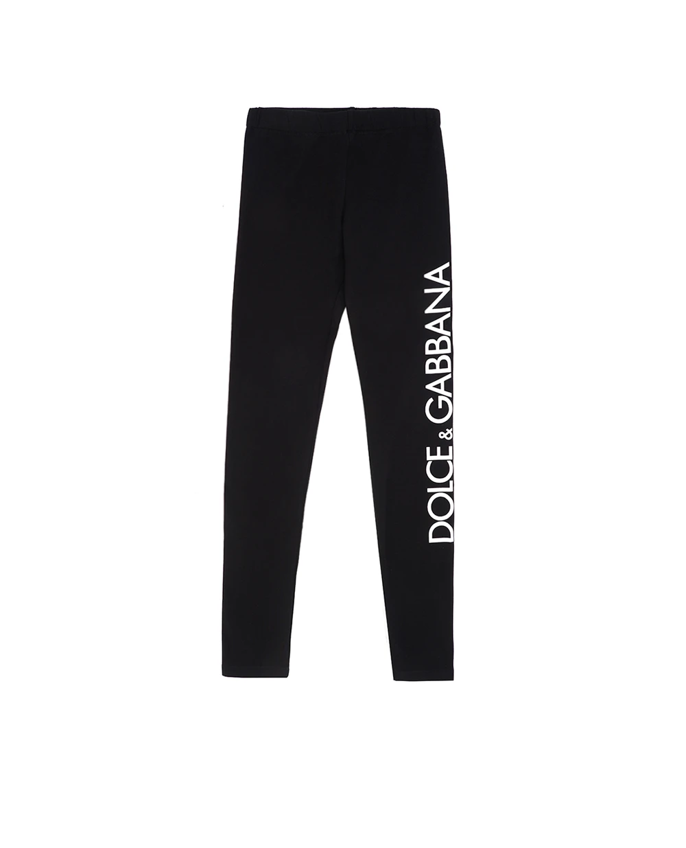 Детские леггинсы Dolce&Gabbana Kids L5JPB7-G7J1T-B, черный цвет • Купить в интернет-магазине Kameron