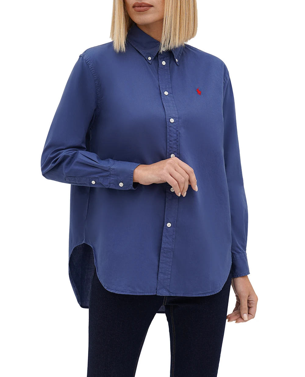 Рубашка Polo Ralph Lauren 211916277004, синий цвет • Купить в интернет-магазине Kameron