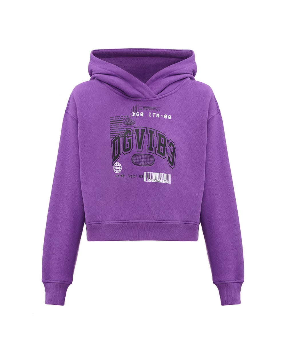 Худи DGVIB3 (костюм) Dolce&Gabbana F9R42T-G7K6Y, сиреневый цвет • Купить в интернет-магазине Kameron
