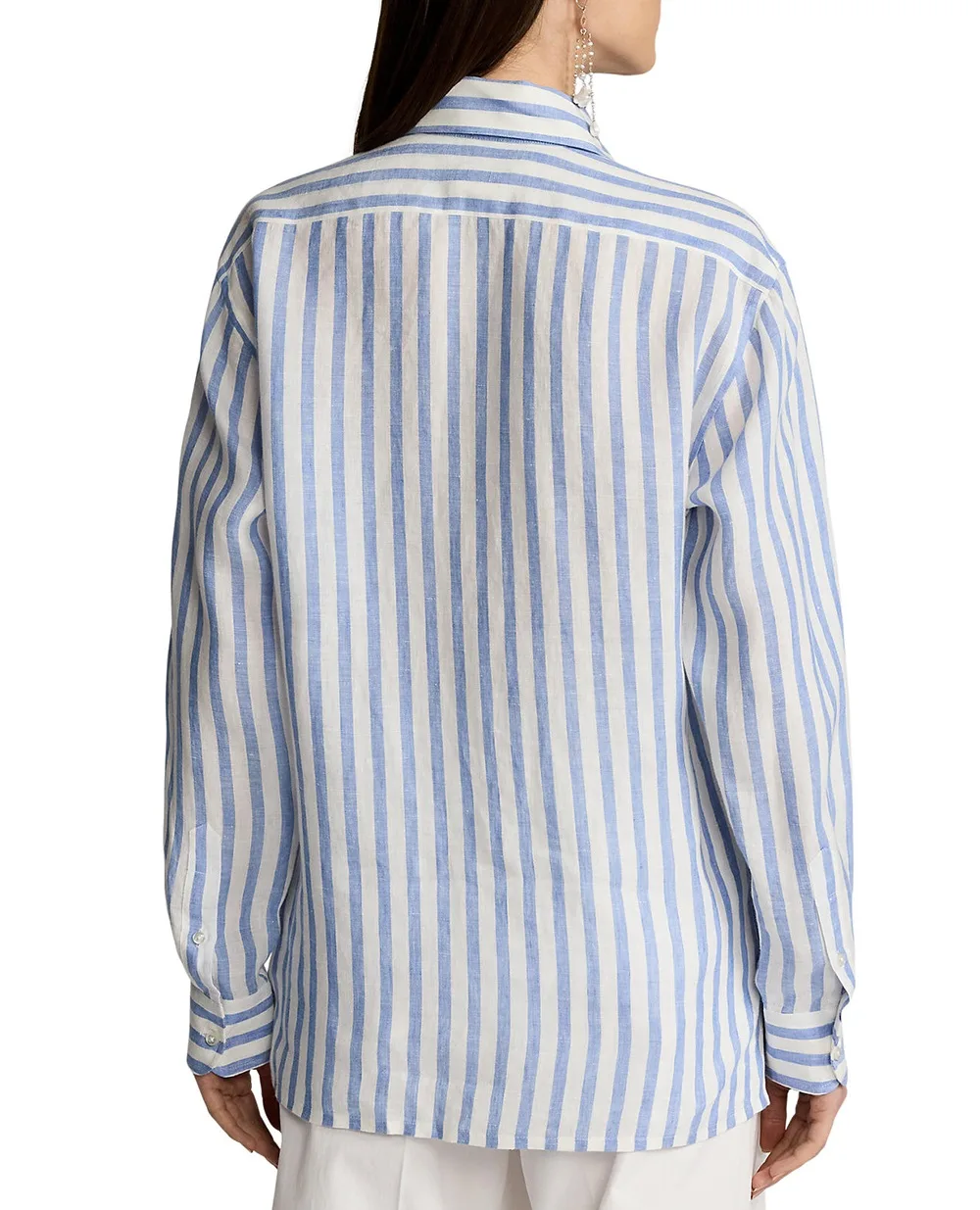 Льняная рубашка Ralph Lauren Collection 290975285001, белый цвет • Купить в интернет-магазине Kameron