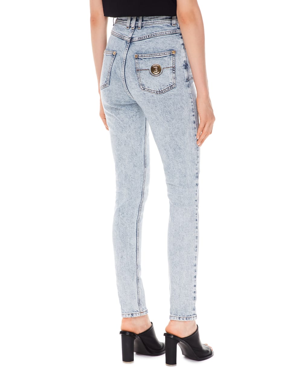 Джинсы Balmain VF15460D097, голубой цвет • Купить в интернет-магазине Kameron